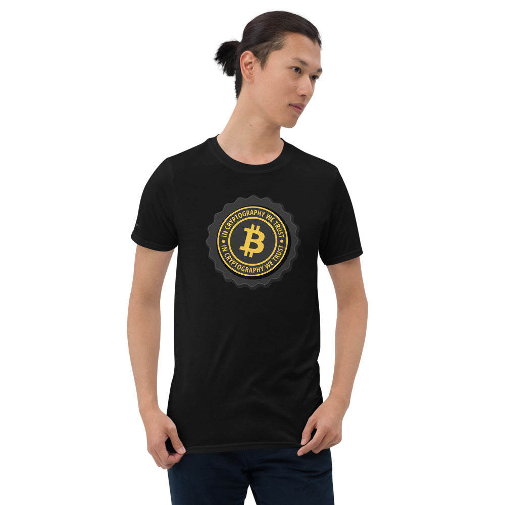 Bitcoin Crypto Abstract Short-Sleeve Unisex T-Shirt