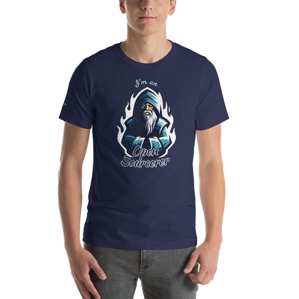 Open Sourcerer Enlarged Short-Sleeve Unisex T-Shirt